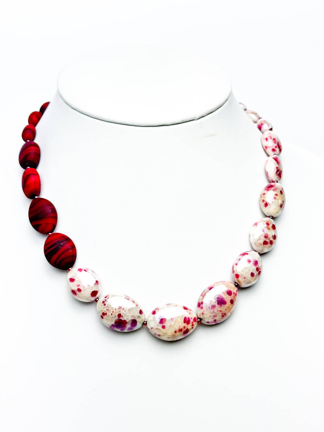 Antica Murrina - Women's Murrano Glass Two Toned Necklace