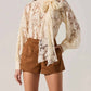 Astr - Jude Faux Suede Shorts