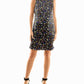 Nicole Miller - Jacque Satin Sleeveless Shift Dress