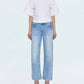 Pistola - Lexi Mid Rise Bowed Straight Jeans