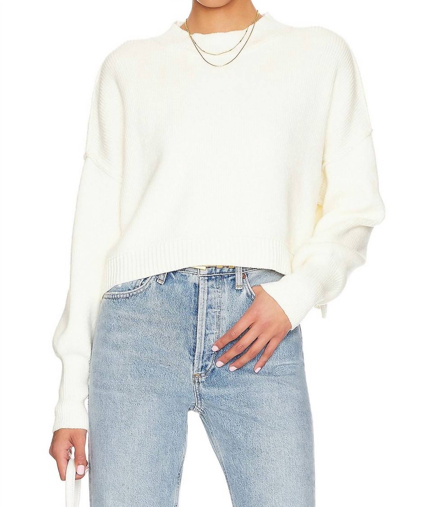 Free People - EASY STREET CROP PULLOVER