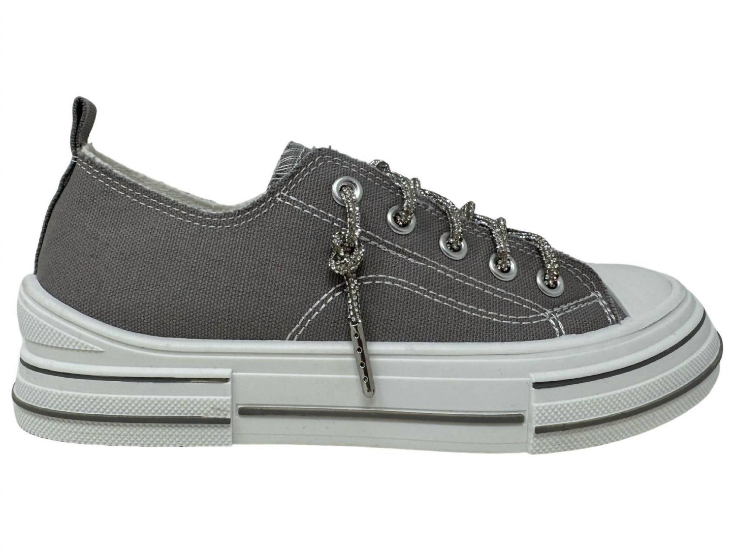 Very G - Women's Aman Rhinestone Lace Up Sneaker