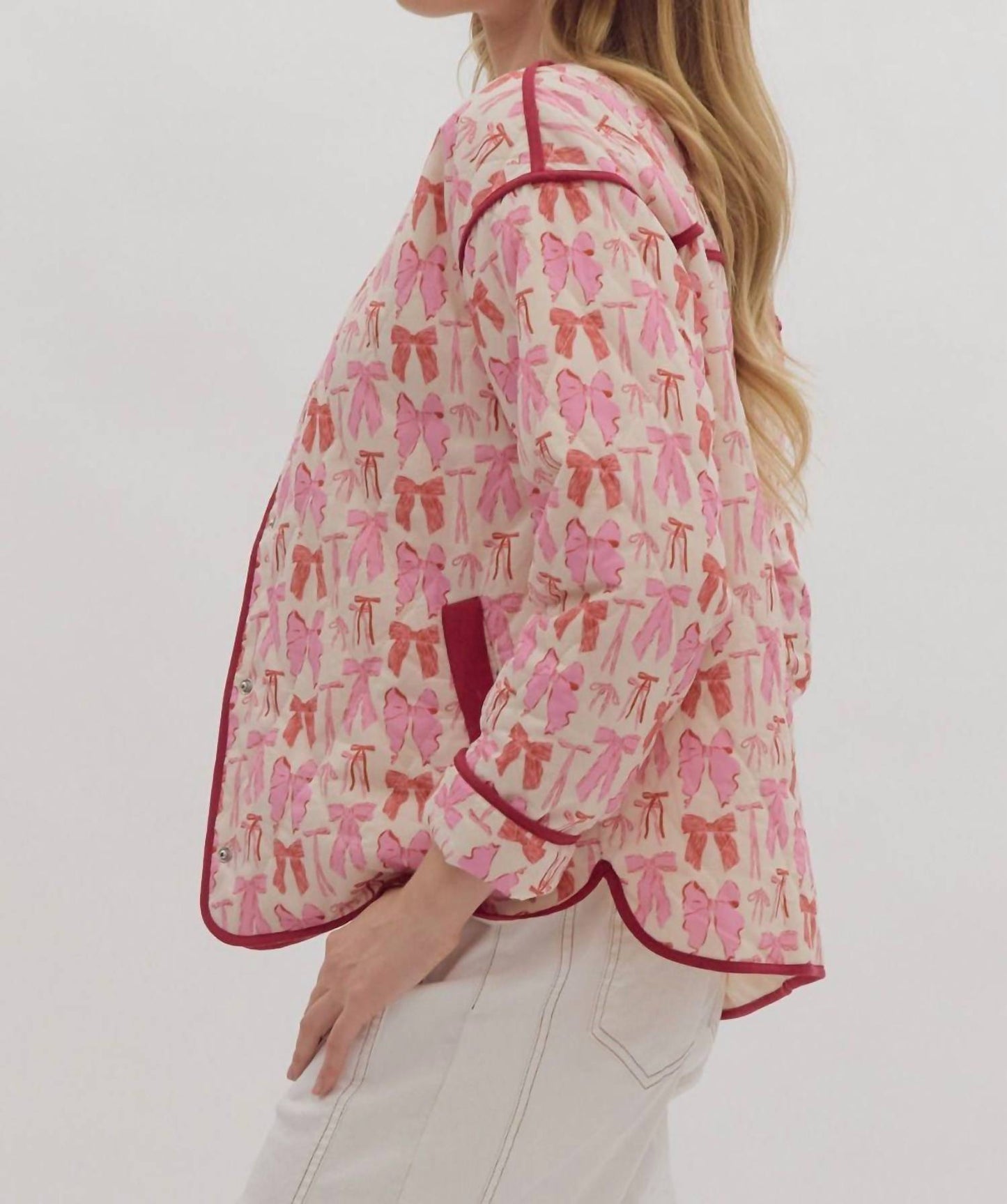 Entro - Quilted Bow Jacket