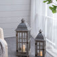 Wooden Candle Lantern Decorative Set for Indoor and Outdoor Use