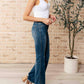 Judy Blue - High Waist Control Top Frayed Hem Flare Jeans