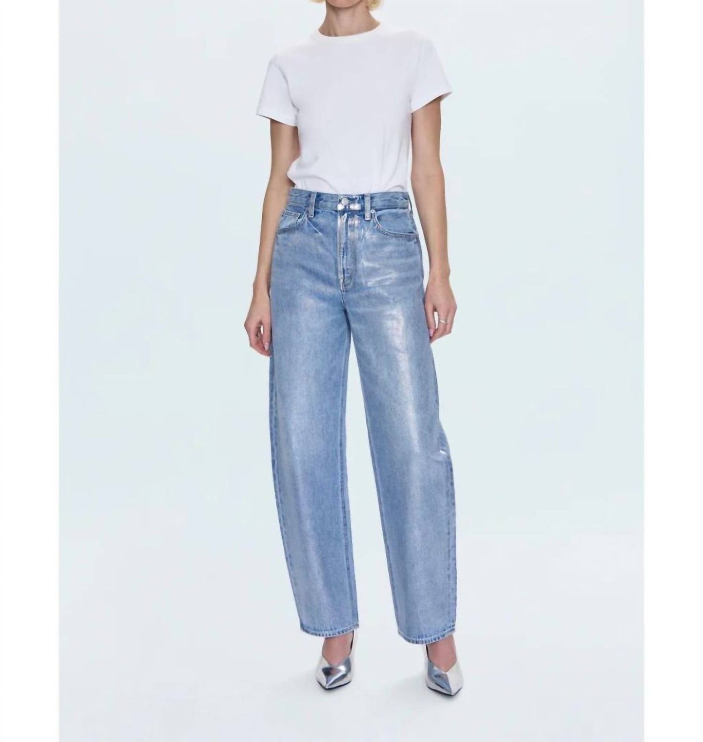 Pistola - Wes High Rise Barrel Jeans