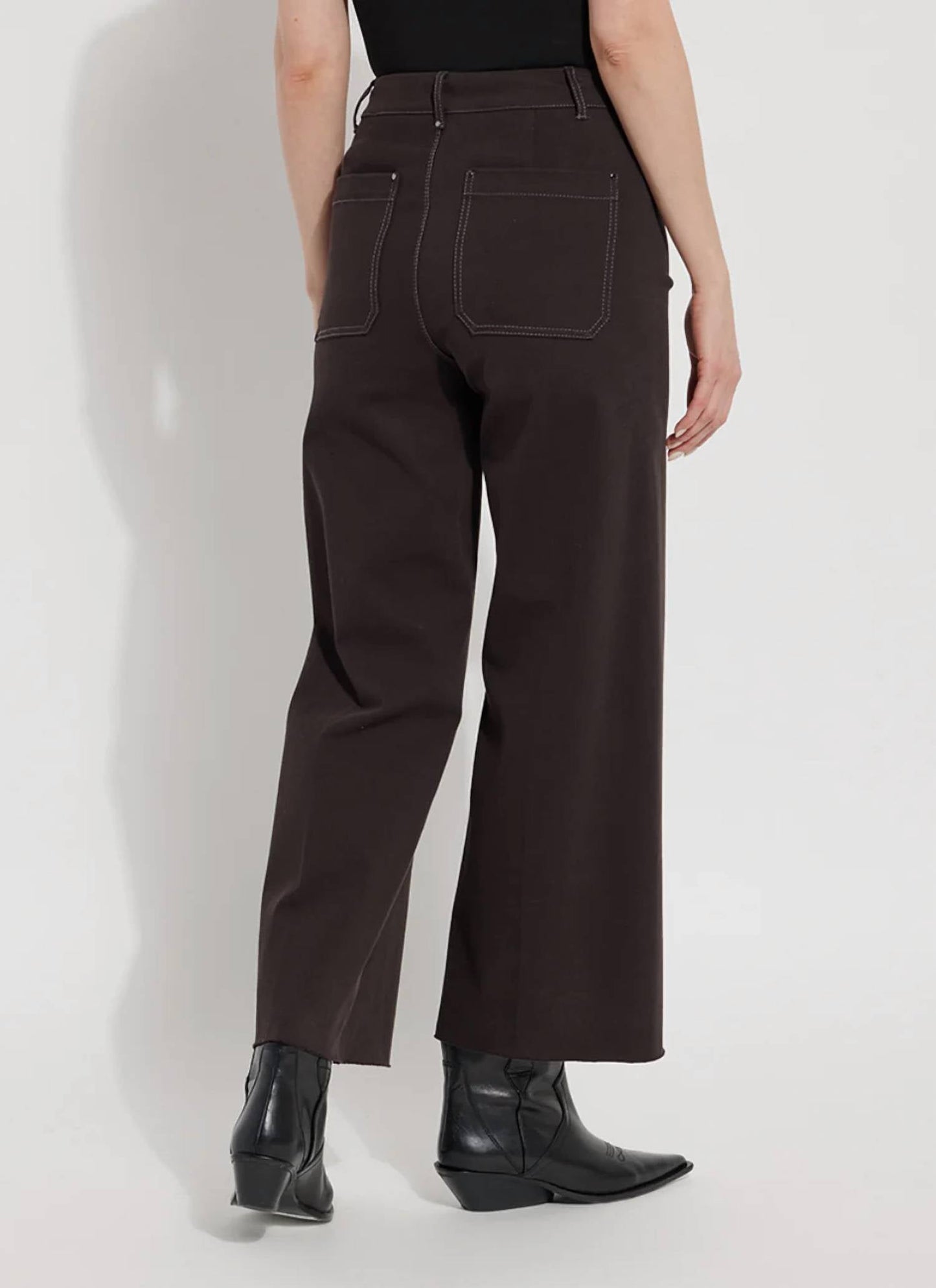 Lysse - Erin High Waist Wide Leg Denim Jeans