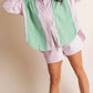 Peach Love - Short And Button Up Set