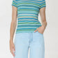Pistola - Selene Short Sleeve Stripe Crew Tee