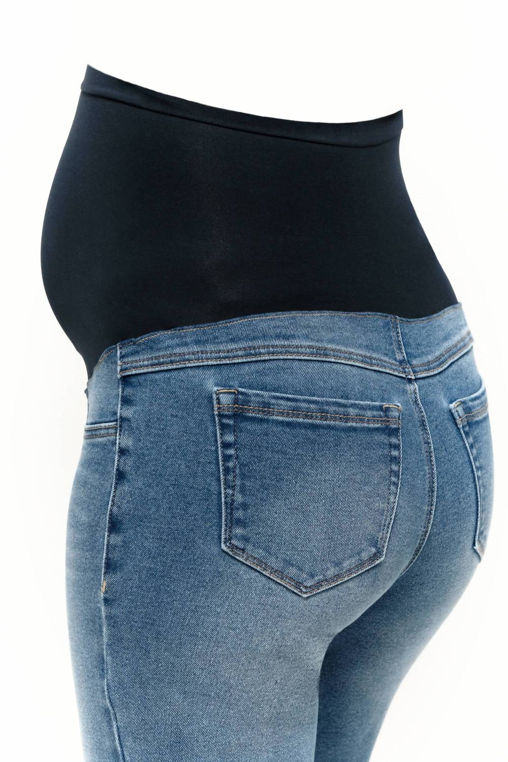 1822 Denim - Women's Maternity Cuffed Slim Jean With Bellyband