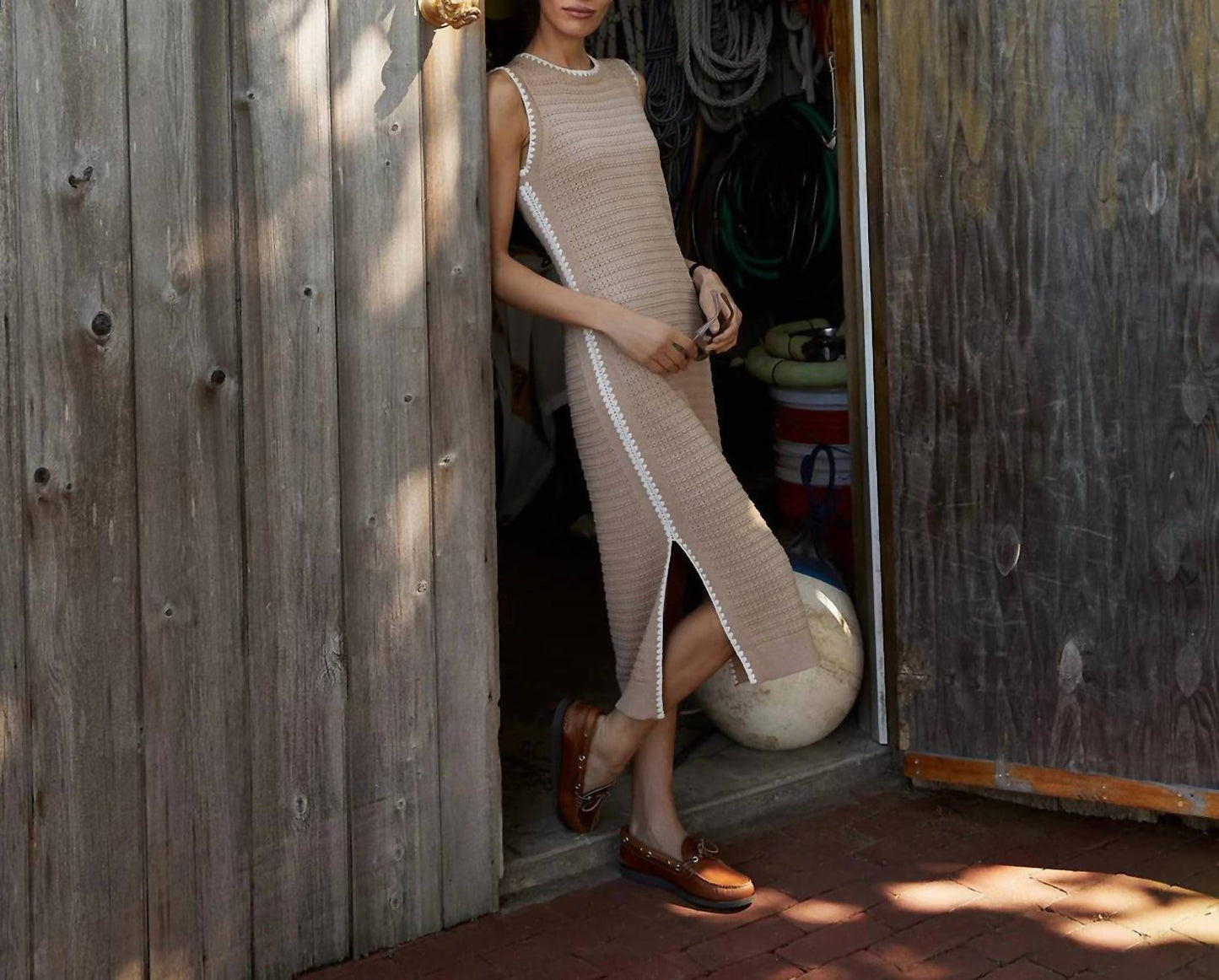 Varley - Dwight Tank Knit Midi Dress