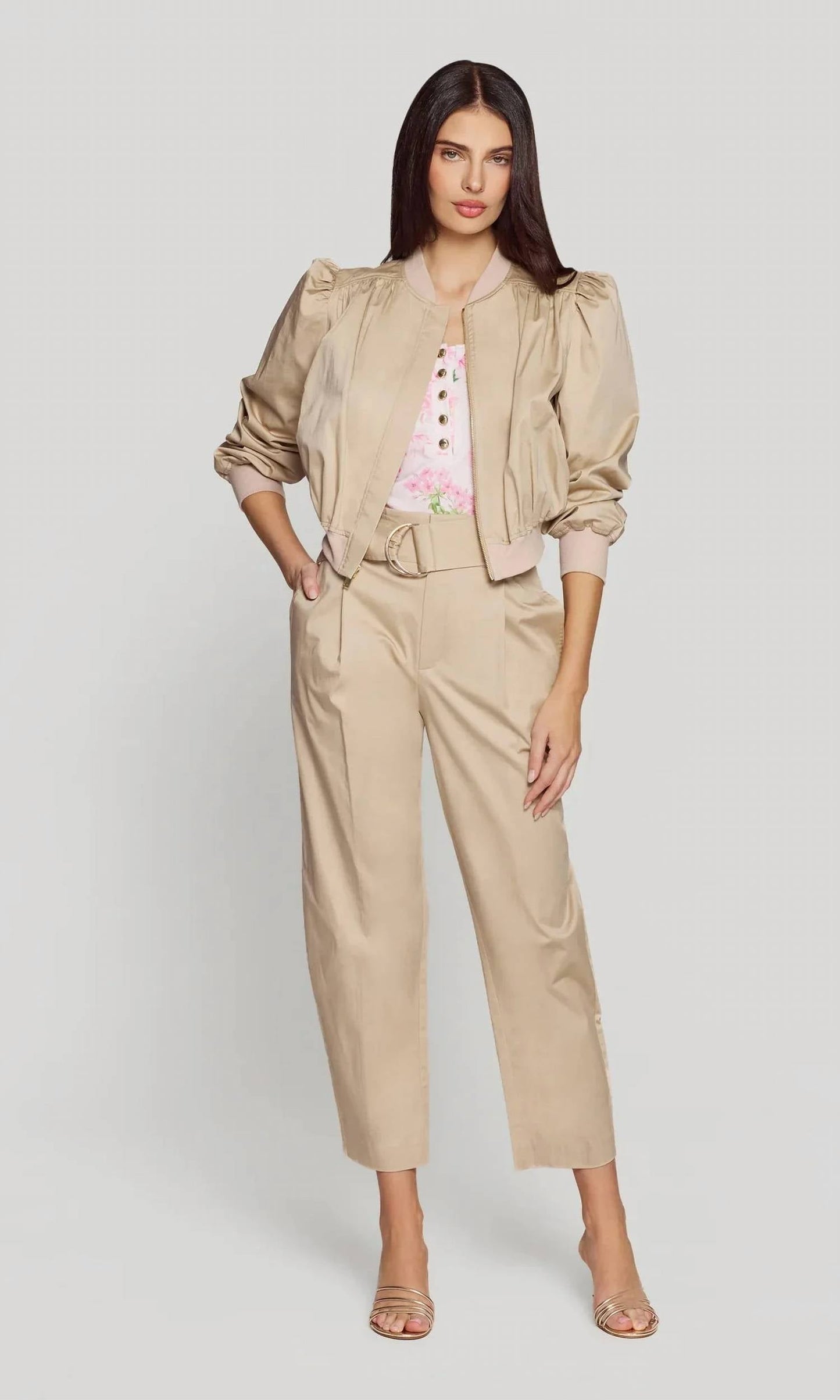 Generation Love - Sariah Sateen Bomber Jacket