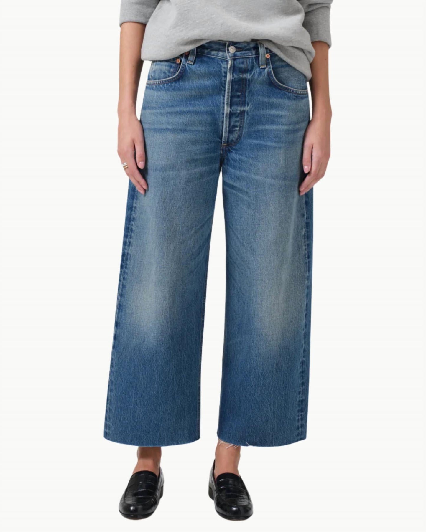 Citizens Of Humanity - Ayla Raw Hem Crop Jeans