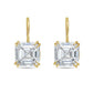Diana M Jewels - 10.00 कैरट लैब ग्रोन एशर डायमंड ड्रॉप ईयररिंग्स