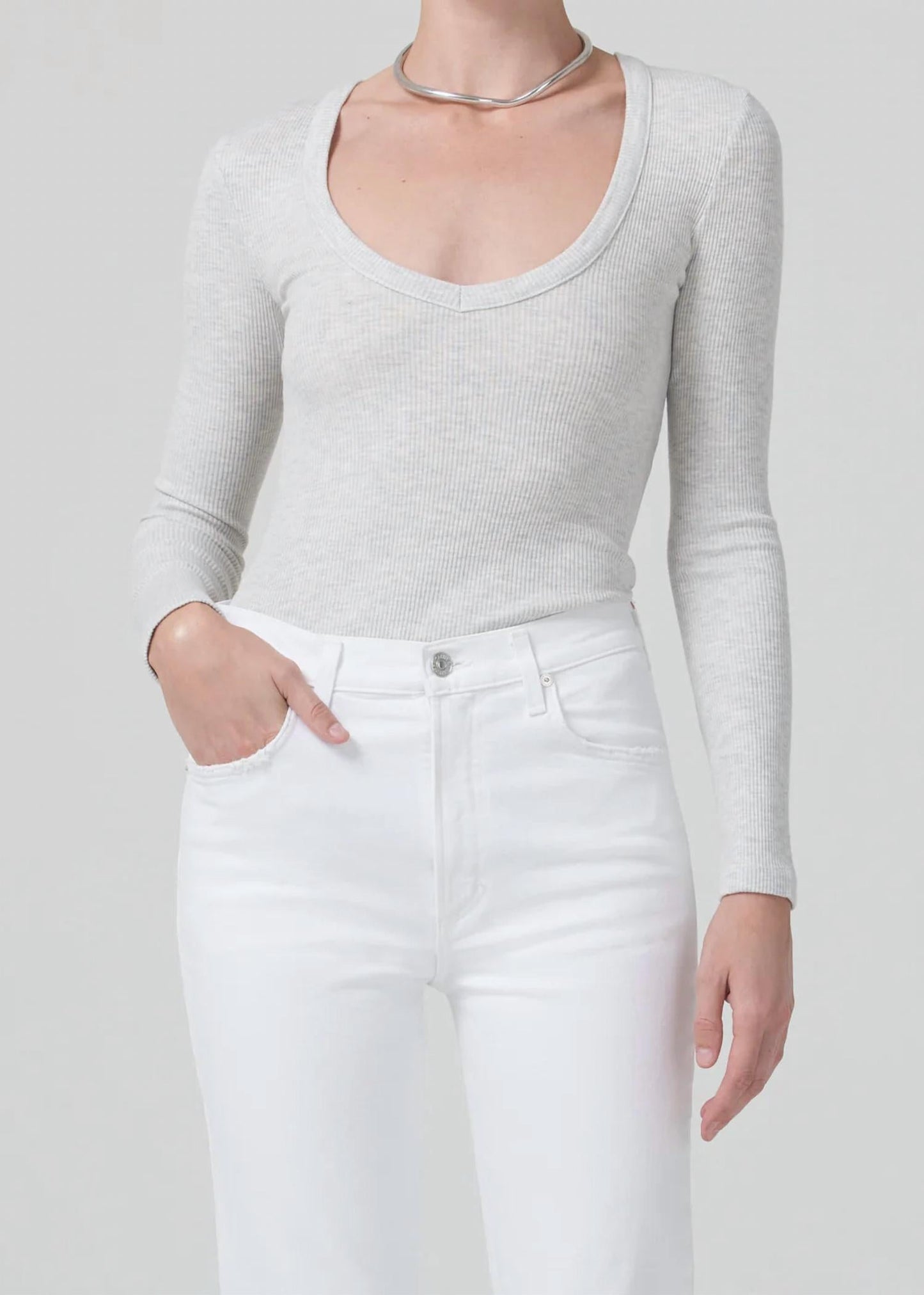 Citizens Of Humanity - Anouk Long Sleeve V-Neck