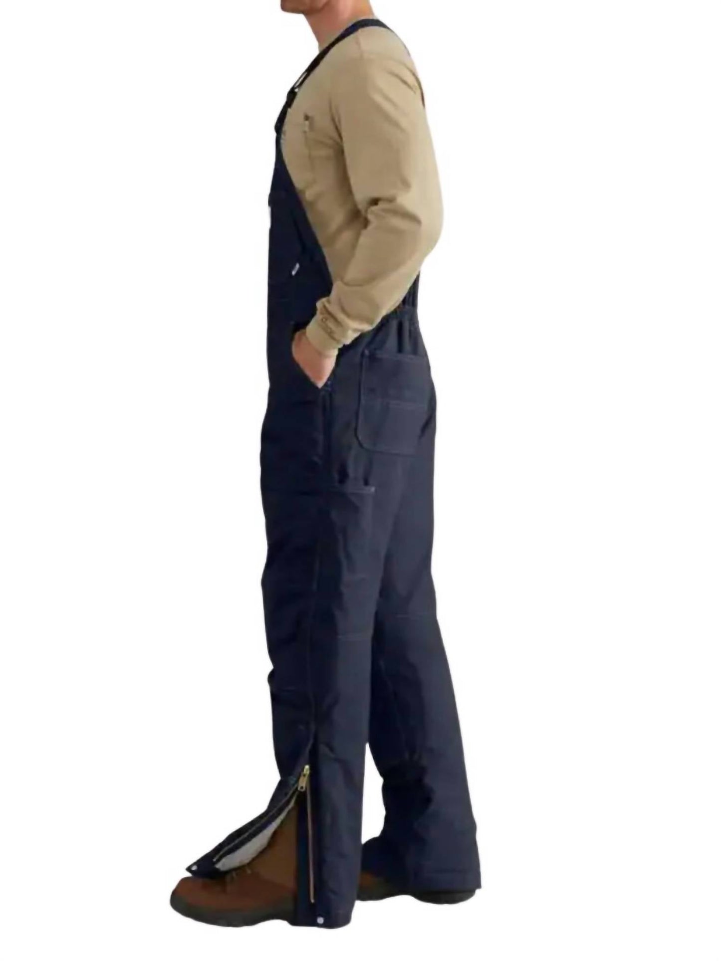 Carhartt - Men's Quick Duck Lined Bib Overall - Length 40"