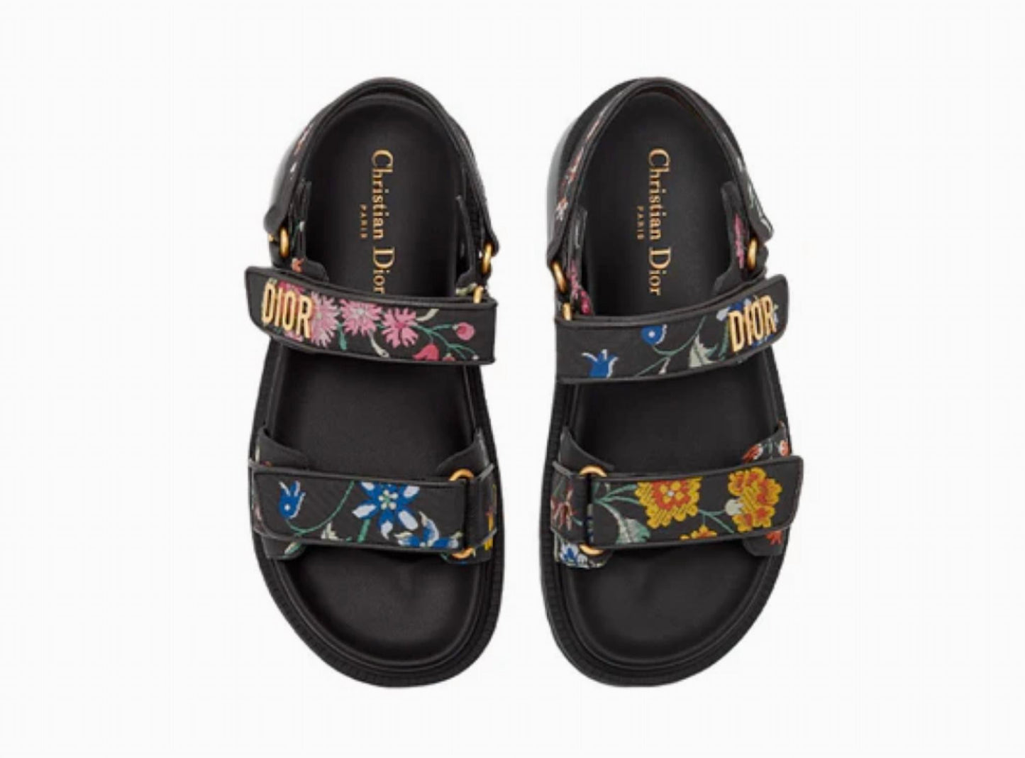 Dior - डियोरैक्ट फ़्लोरल जैकवार्ड सैंडल