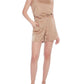 I Love Tyler Madison - Rose Solid Satin Lounge Shorts