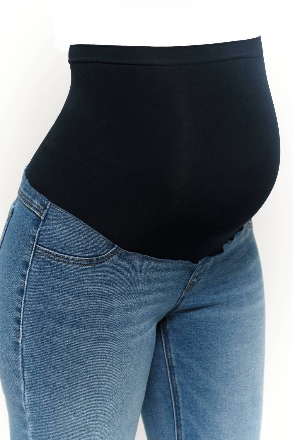 1822 Denim - Women's Maternity Cuffed Slim Jean With Bellyband
