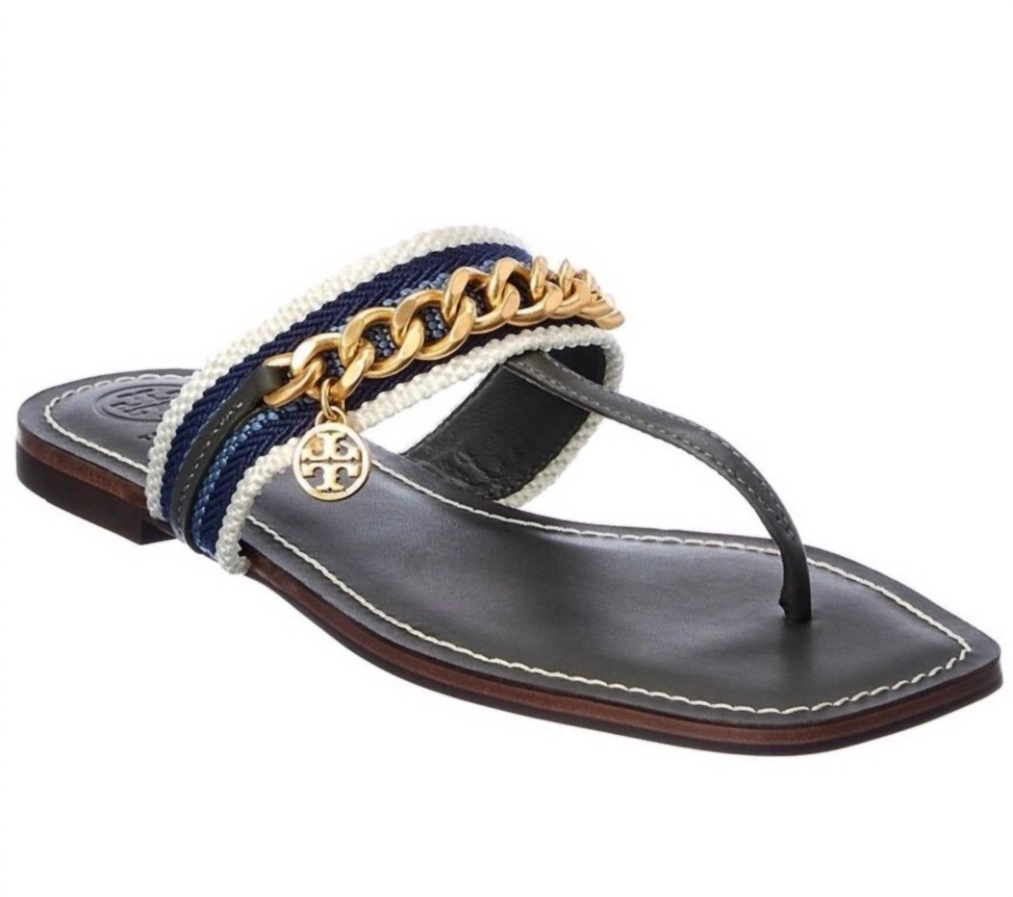 Tory Burch - Women's Mini Benton Chain Thong Sandals