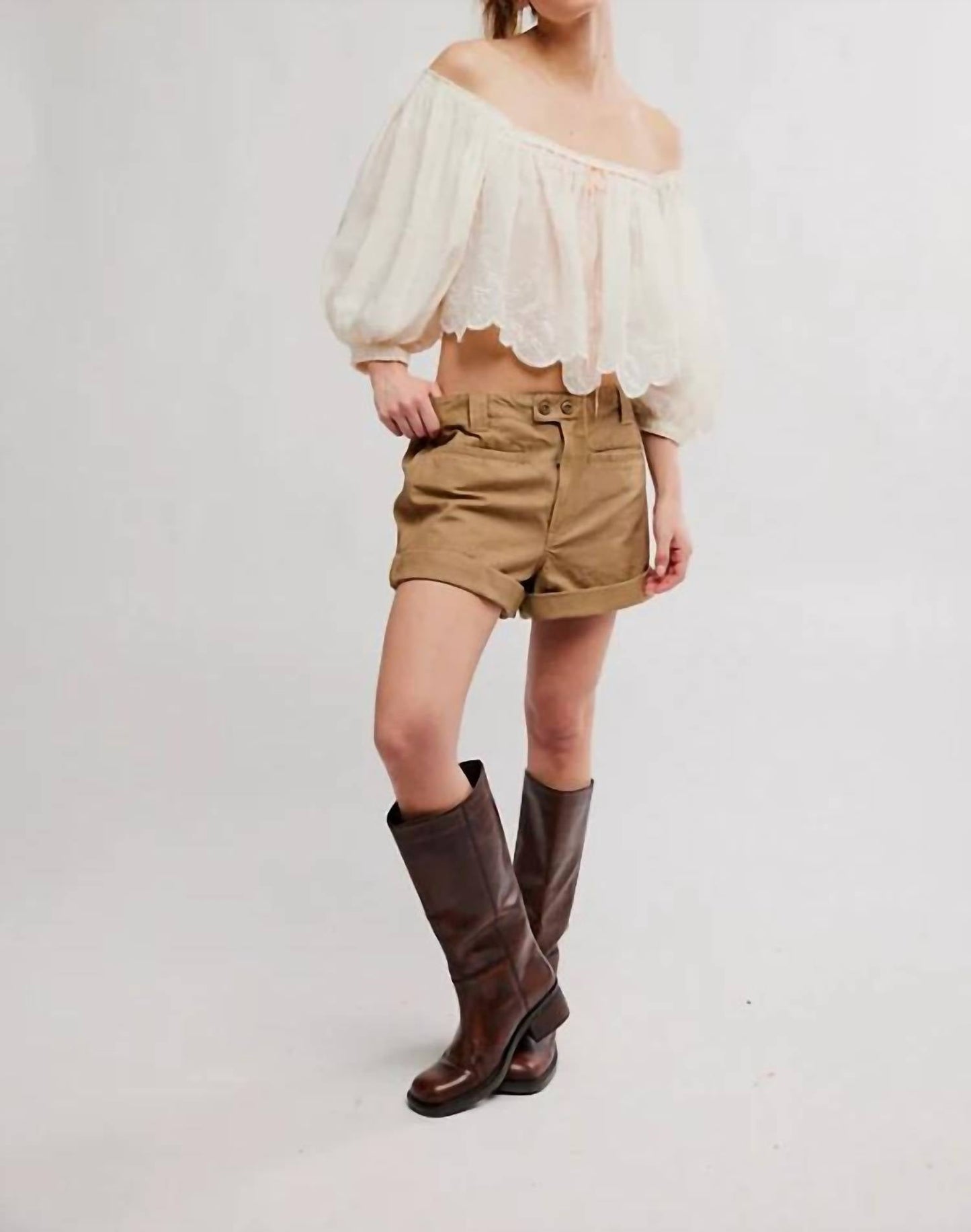 Free People - Sakura High Waist Shorts