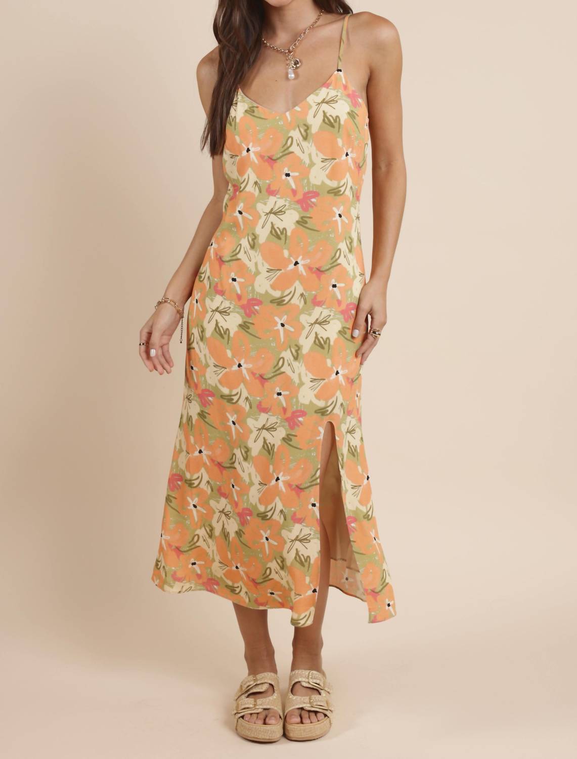 Sadie & Sage - Aperitivo Back Tie Midi Dress