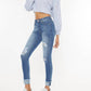Kancan - Gemma Mid Rise Ankle Skinny Jean