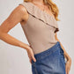 Bluivy - Gemma Ruffled One Shoulder Top