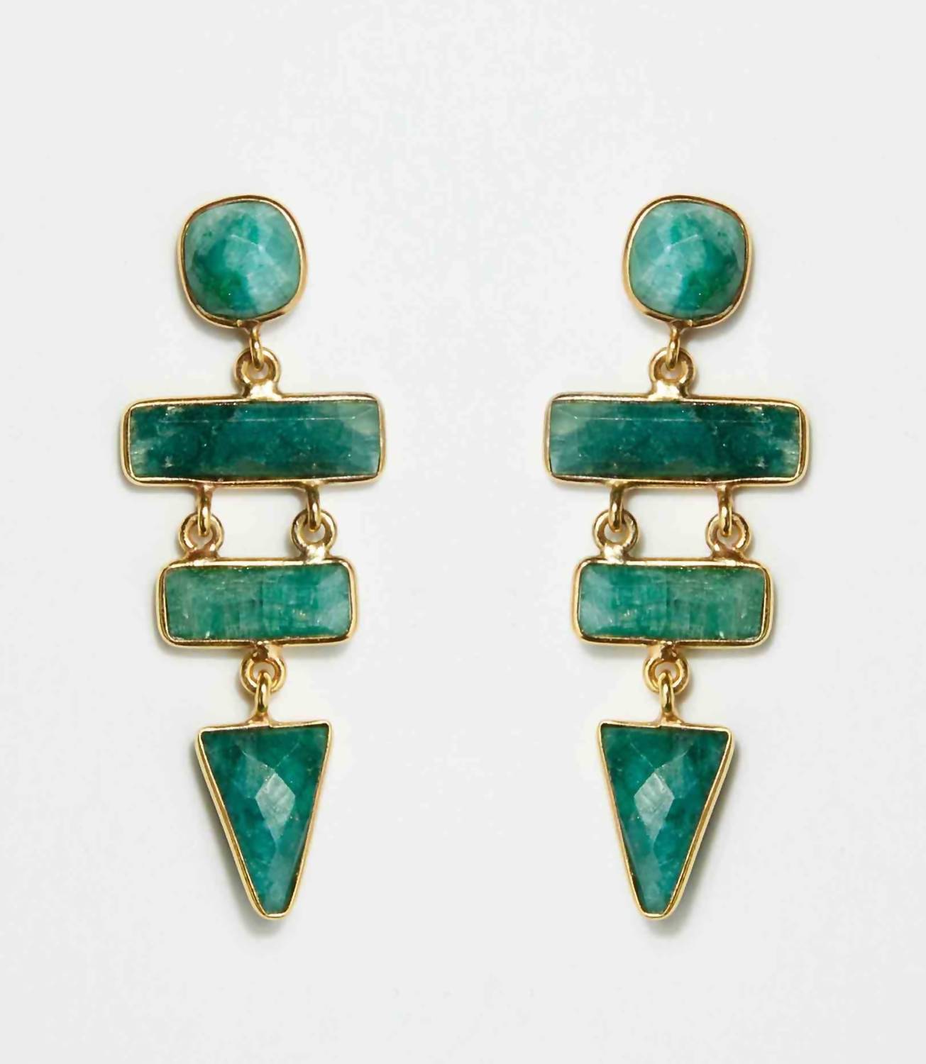 Felix Z - Gemstone Dangle Earrings