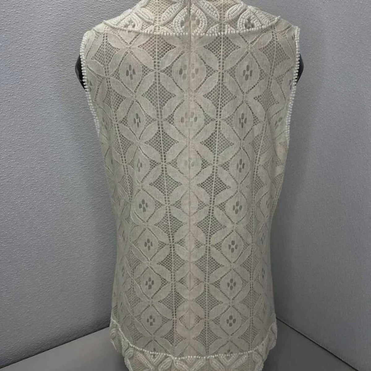 Tory Burch - Women's Beaded Lace Sleeveless Top