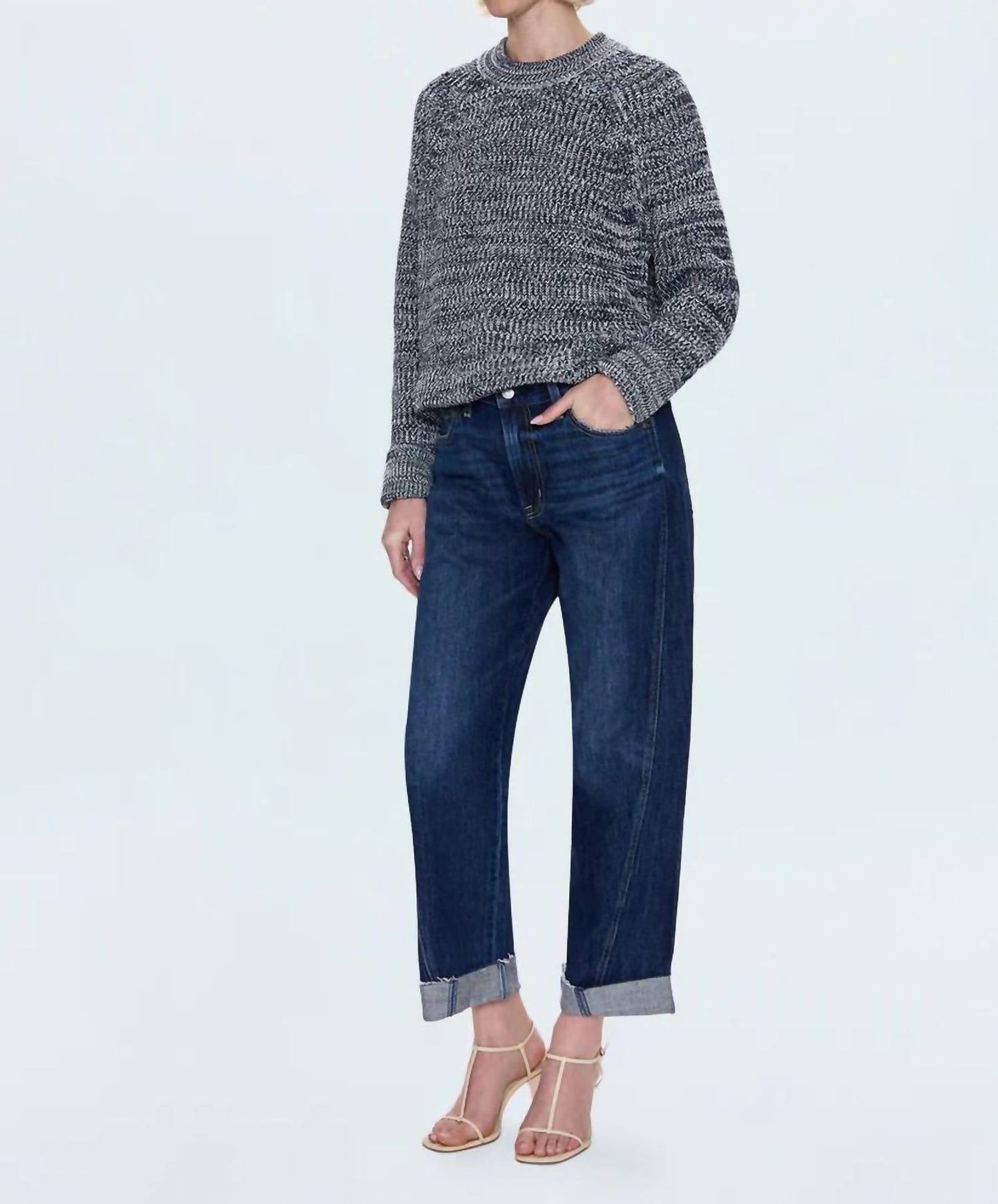 Pistola - Women's Kacey Mid Rise Cuffed Boyfriend Jeans