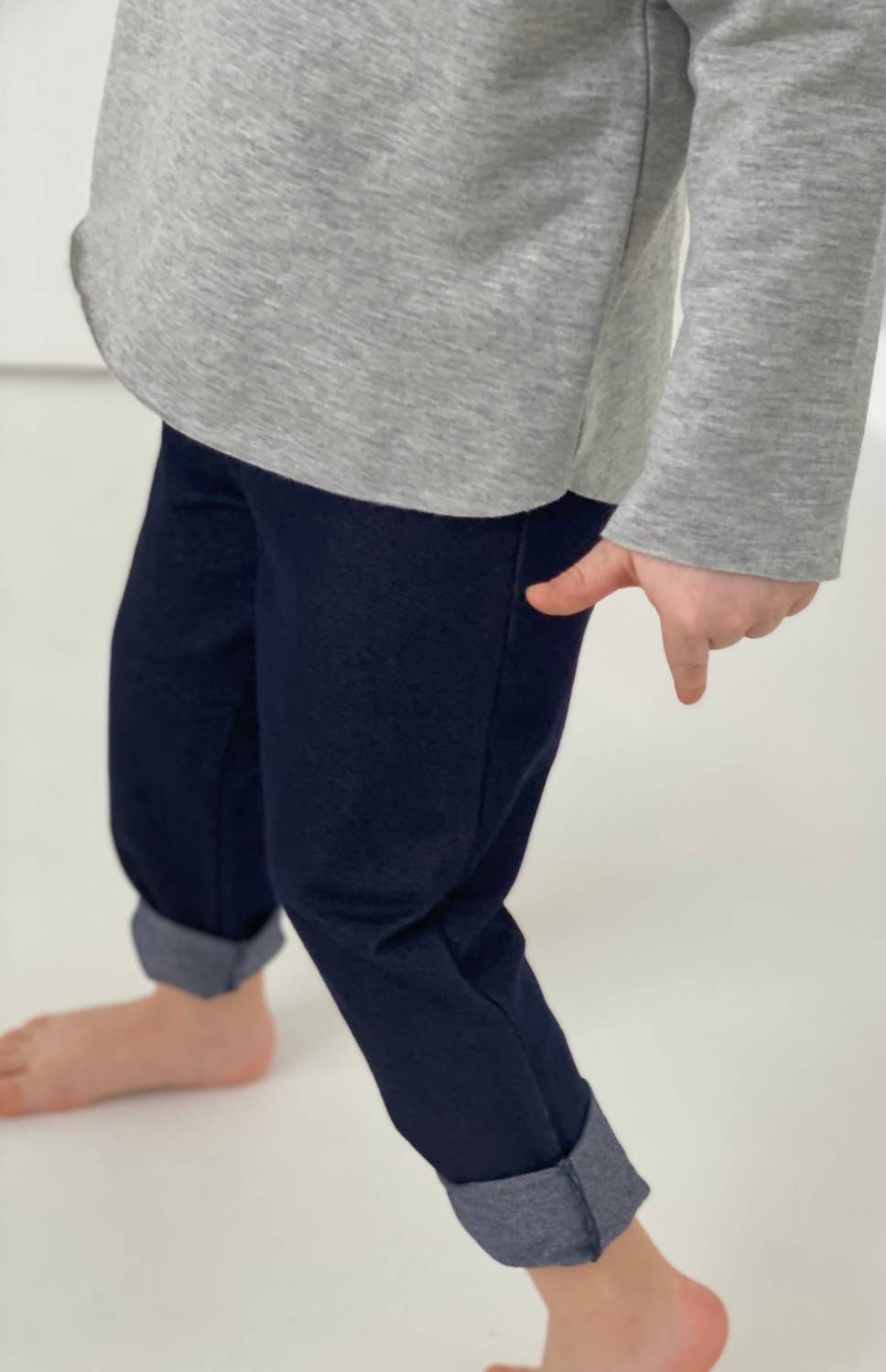 A Basic Brand - Unisex Denim Straight Leg Pants