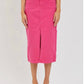 Cello - Paylon Denim Midi Skirt