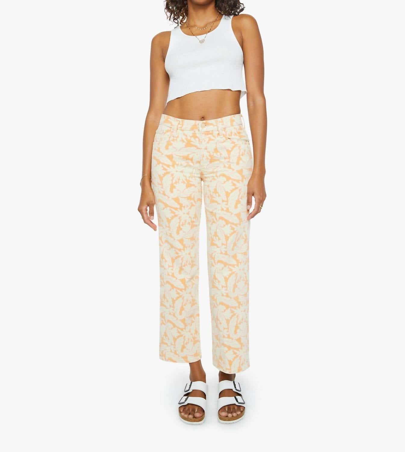 Mother - Mid Rise Rambler Zip Ankle Pant