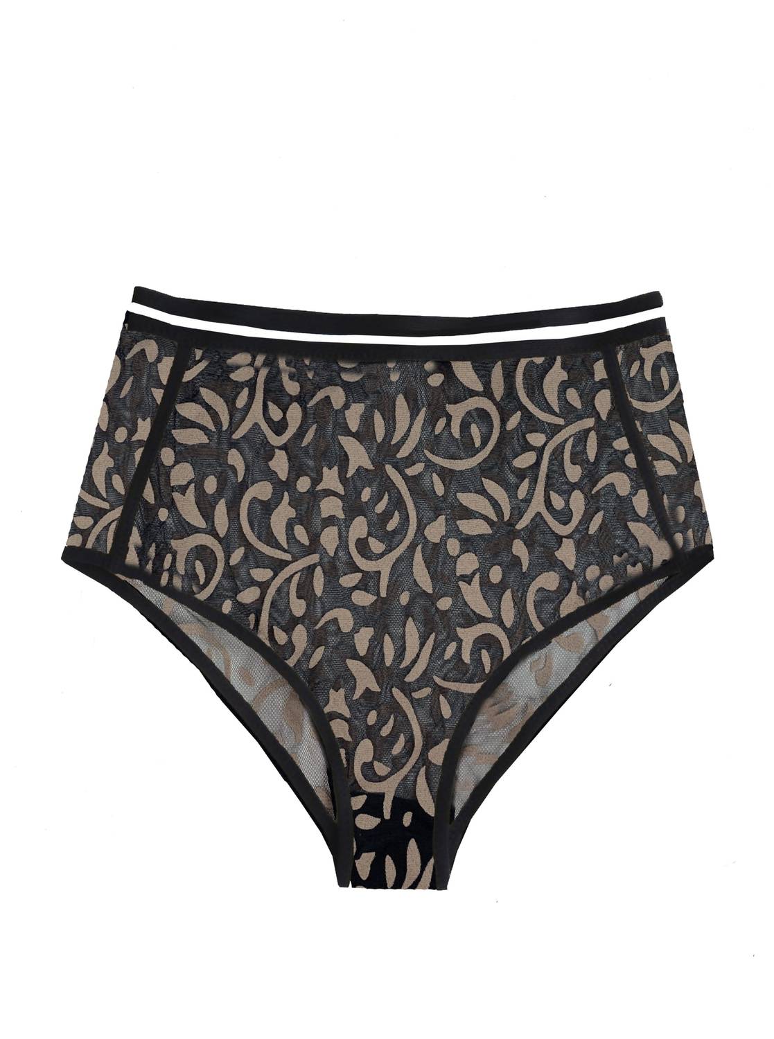 Titov - Women's Celeste High Rise Mesh Underwear