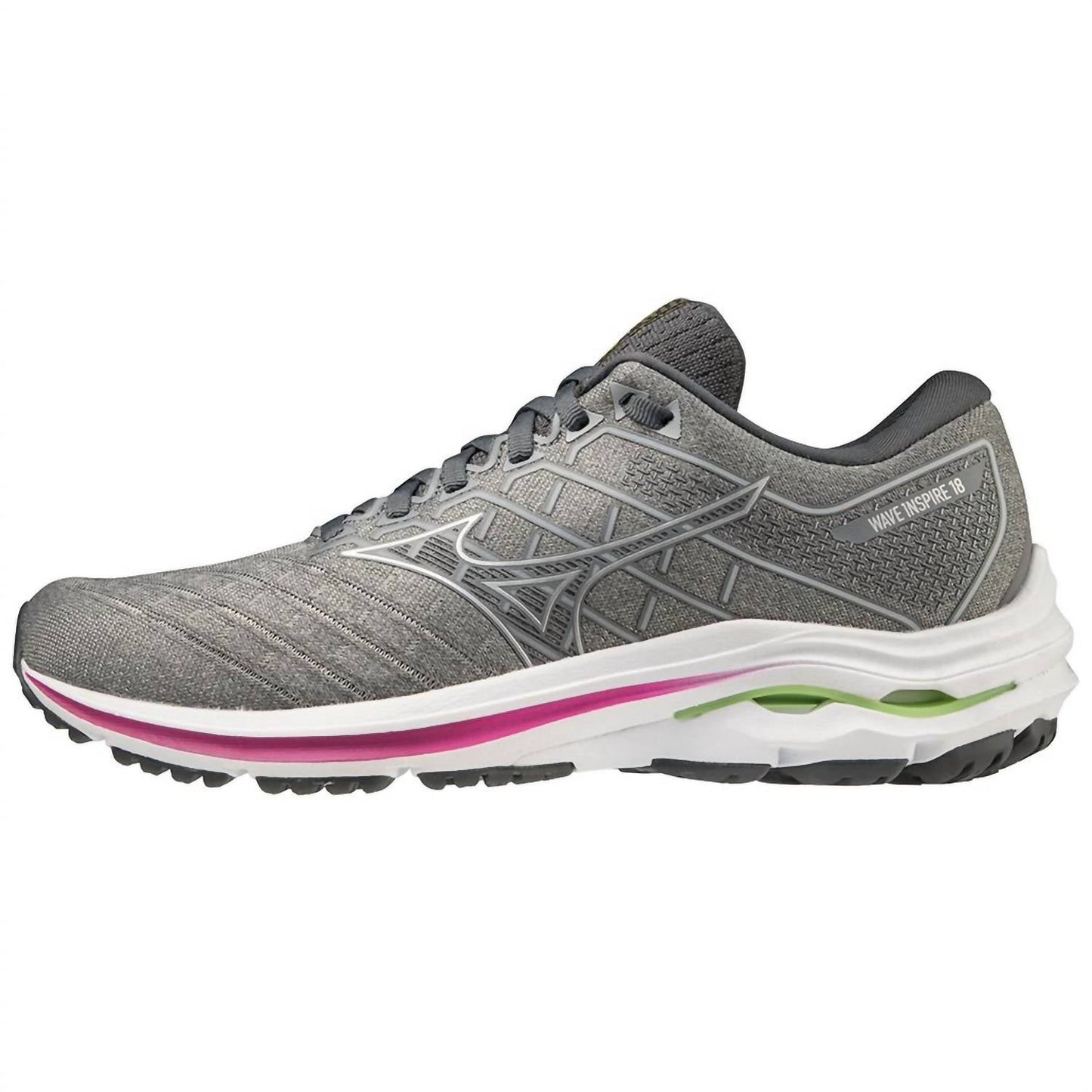 Mizuno - WOMEN'S WAVE INSPIRE 18 RUNNING SHOES - B/MEDIUM WIDTH