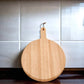 Creative Gifts International - Rubberwood Pizza Board with Handle