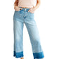 Judy Blue - High Rise Wide Leg Crop Jeans