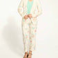 Fdj - Textured Printed Long Sleeves Blazer