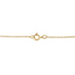 10K Yellow Flashed .925 Sterling Silver 1/4 Cttw Champagne Diamond Filigree Cross Pendant Necklace (K-L Color, I1-I2 Clarity) - 18"