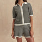 Varley - Gaelle Polo Knit Top