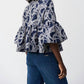 Joseph Ribkoff - Abstract Jacquard Trapeze Jacket