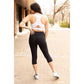 Julia Rose - Sleek Pocket Capri Leggings