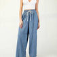 Ee:Some - Harper Stone Washed Straight Leg Pants