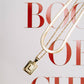 Bracha - INITIAL CARD NECKLACE
