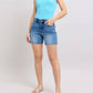 Judy Blue - Two Button Mid Length Dad Shorts