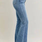 Judy Blue - High Waist Flare Fray Hem Jeans