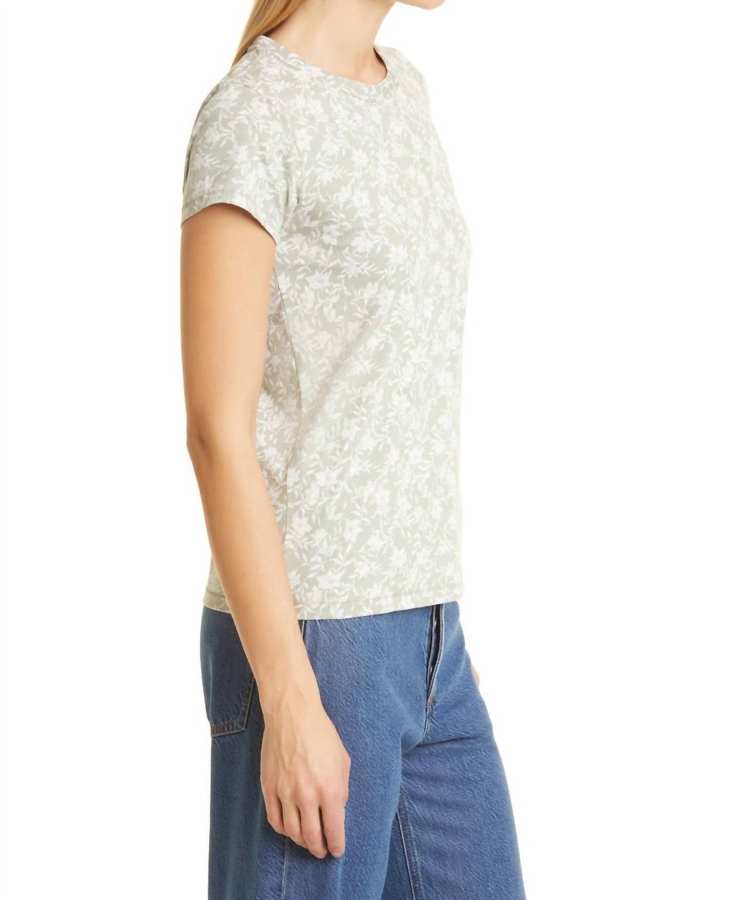 Rag & Bone - ALL OVER KNIT JULIE FLORAL TEE