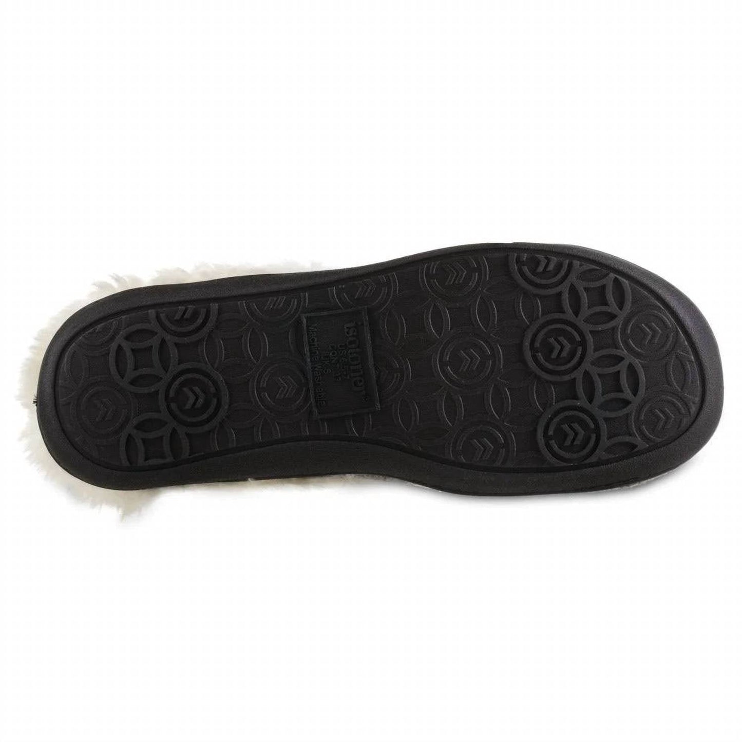 Isotoner - Women's Diamond Sweater Knit Hoodback Slipper