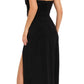 Akalia - Women's Eloise Slit Maxi Dress